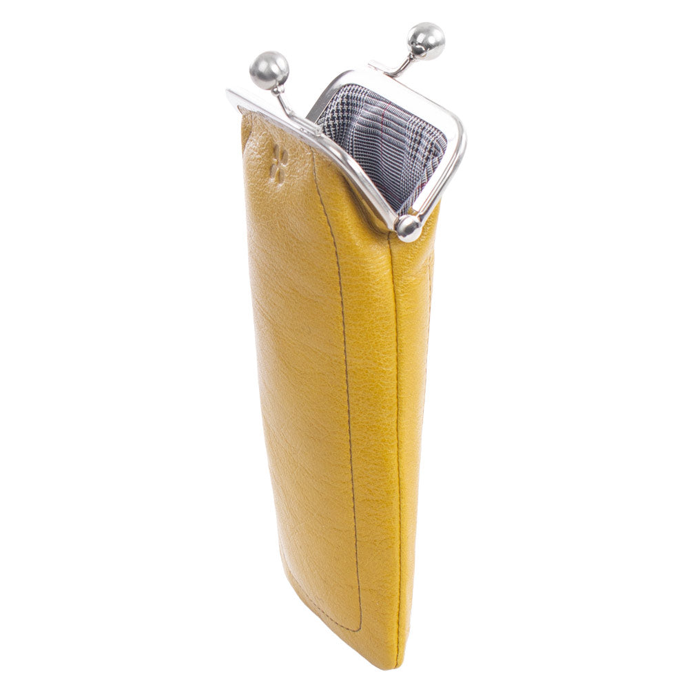 LOTI | Brillenetui Sandbeige (Acacia) Nappa – Etui mit Kugelverschluss