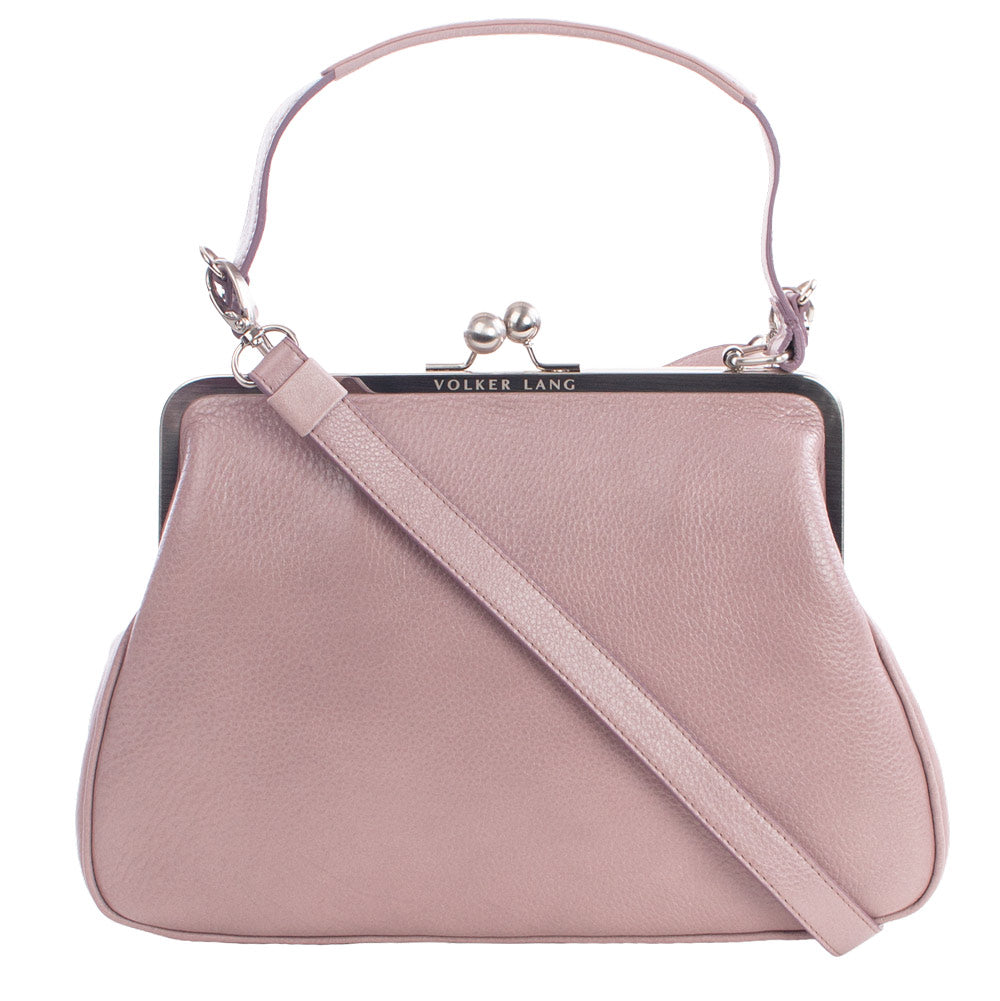 ROMY | Tasche Puderrosa Nappaleder – mit abnehmbarem Schulterriemen