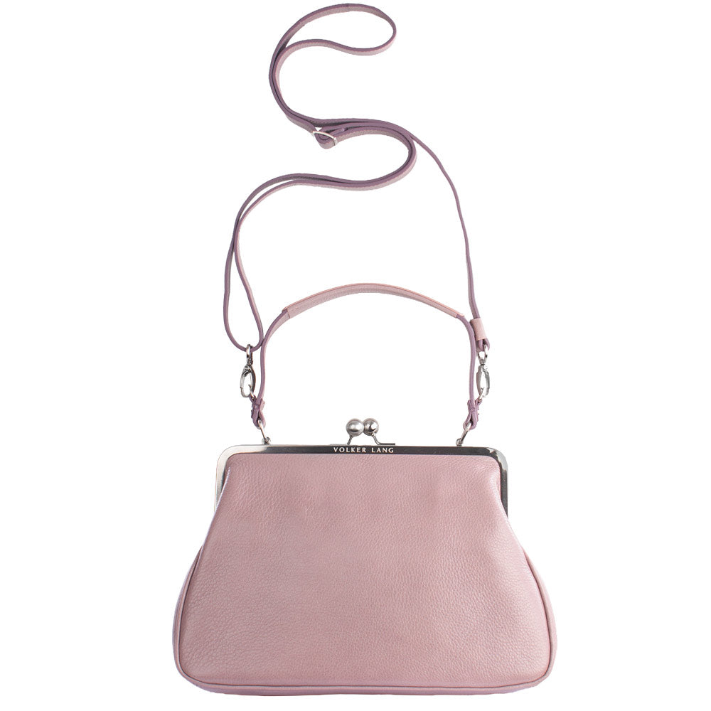 ROMY | Tasche Puderrosa Nappaleder – mit abnehmbarem Schulterriemen