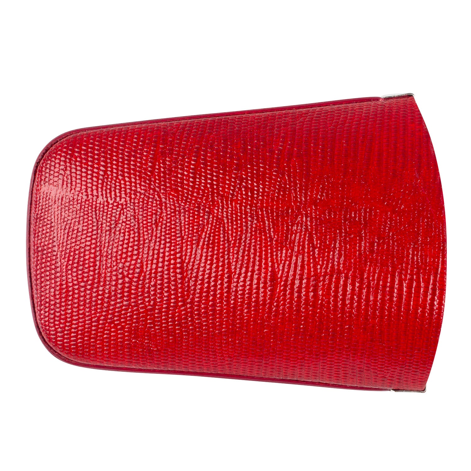 GLOCKE | Schlüsseltasche Rot (Intensiv) Waran – Etui in Glockenform