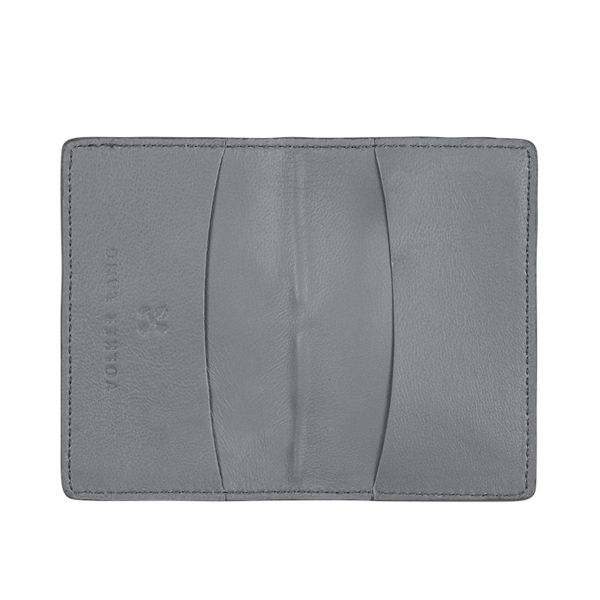 RIAL | Business Card Holder Grey (Granite) Vintage – Case with Elastic Band Closure