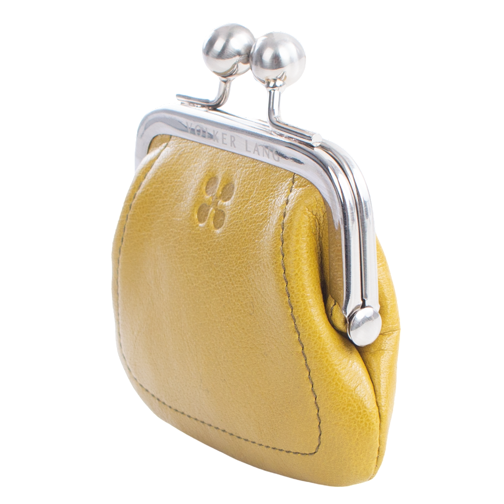 LEU | Portemonnaie Beige (Sandbeige/Acacia) Nappa Leder – Portemonnaie mit Kugelverschluss