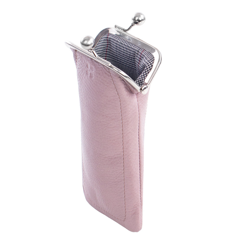 LOTI | Brillenetui Puderrosa (Powdery) Nappa – Etui mit Kugelverschluss