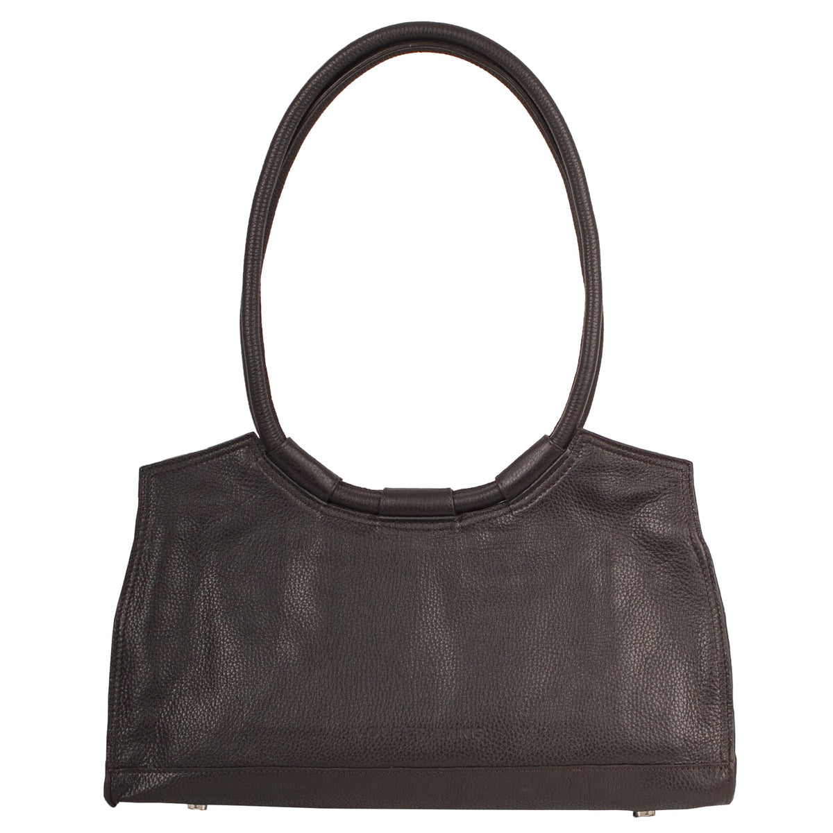 JULIETTE | Schultertasche Dunkelbraun Waran-Prägung – Schultertasche im Retrolook