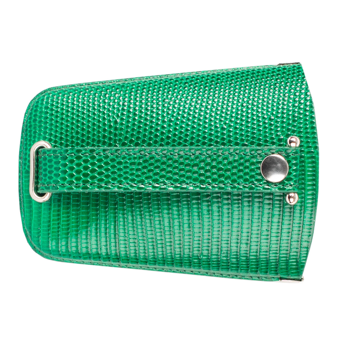 GLOCKEN | Key Pouch Poison Green Lizard – Bell-shaped Pouch
