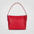 LISA | Handtasche Rot (Kirschrot) Buttero Leder – Handtasche mit verstellbarem Schultergurt