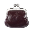 LEU | Portemonnaie Braun (Dunkelbraun/Ebony) Vintage Leder – Portemonnaie mit Kugelverschluss