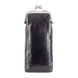 LOTI | Brillenetui Schwarz Vintage – Etui mit Kugelverschluss