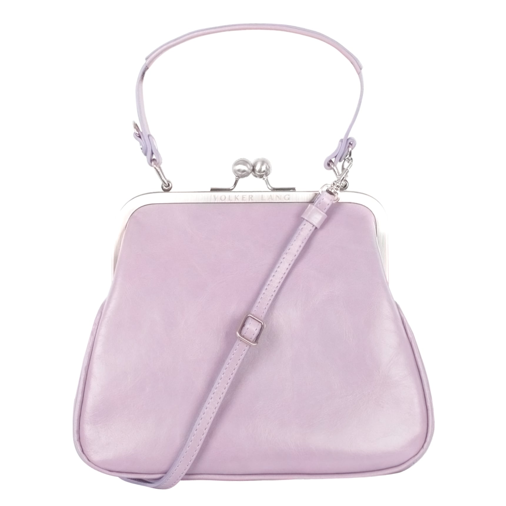 AUDREY | Handtasche Flieder Vintage – kleine Ausgehtasche mit festem Boden