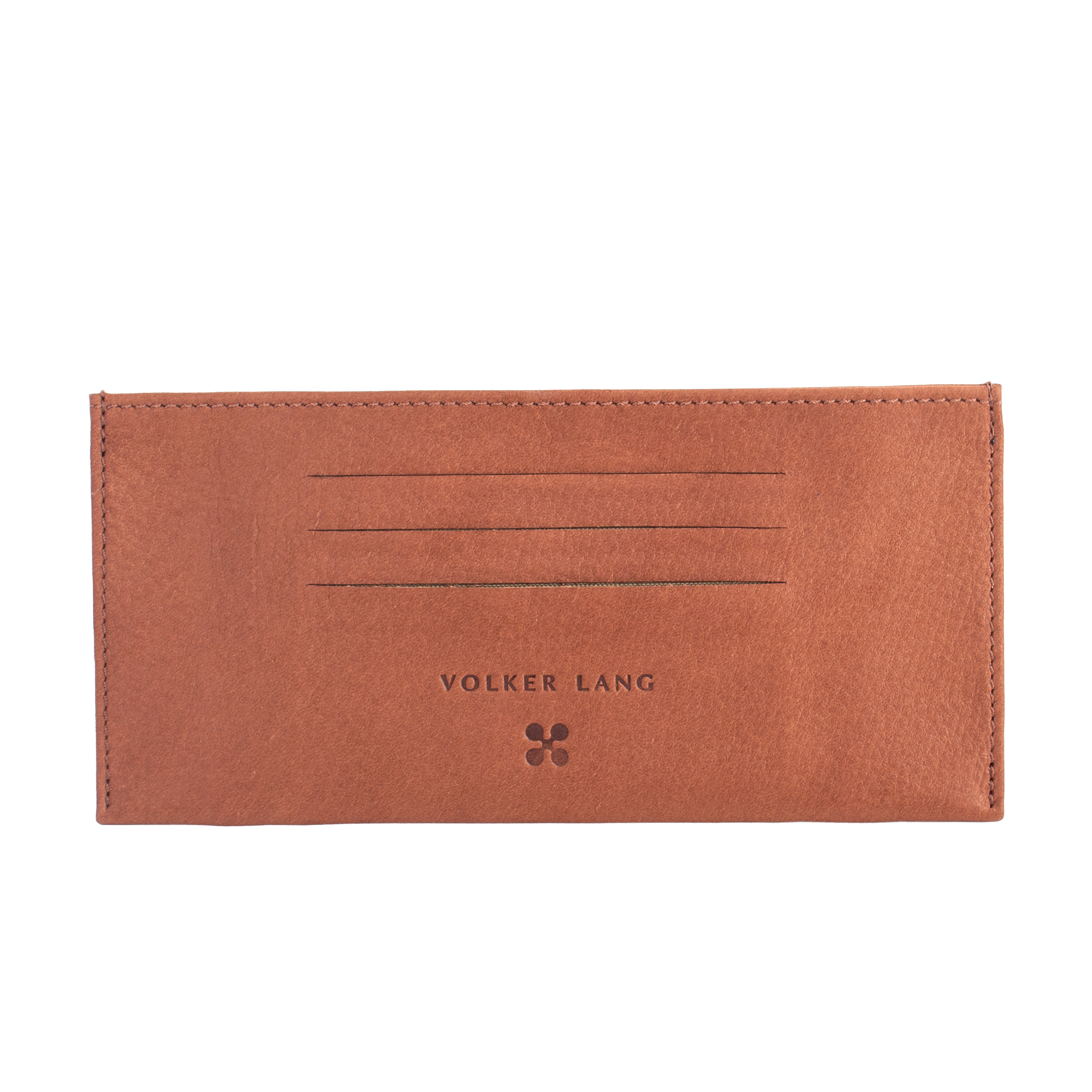 GOLIATH | Mini Portemonnaie Cognac Velvet Leder – Mini Portemonnaie mit Scheinfach und 6 Kartenfächern
