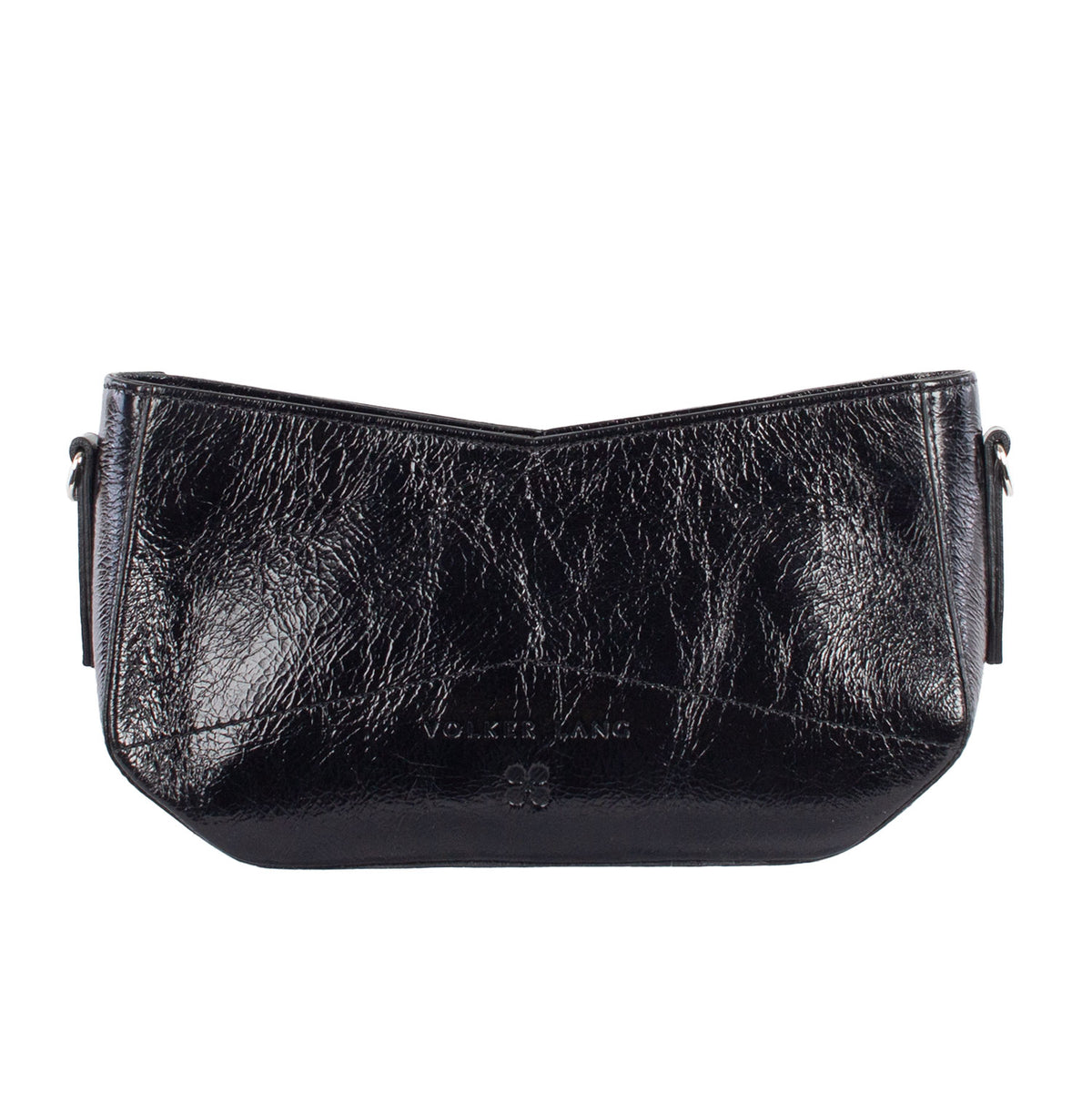 CANDY | Minibag Schwarz Vintage – Schultertasche mit Reißverschluss