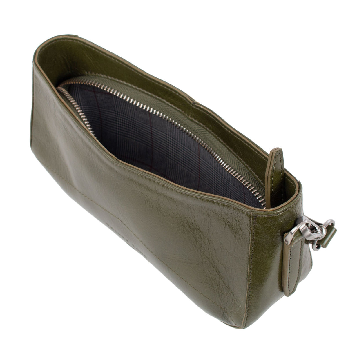 CANDY | Minibag Kaktusgrün (Cactus) Vintage – Schultertasche mit Reißverschluss