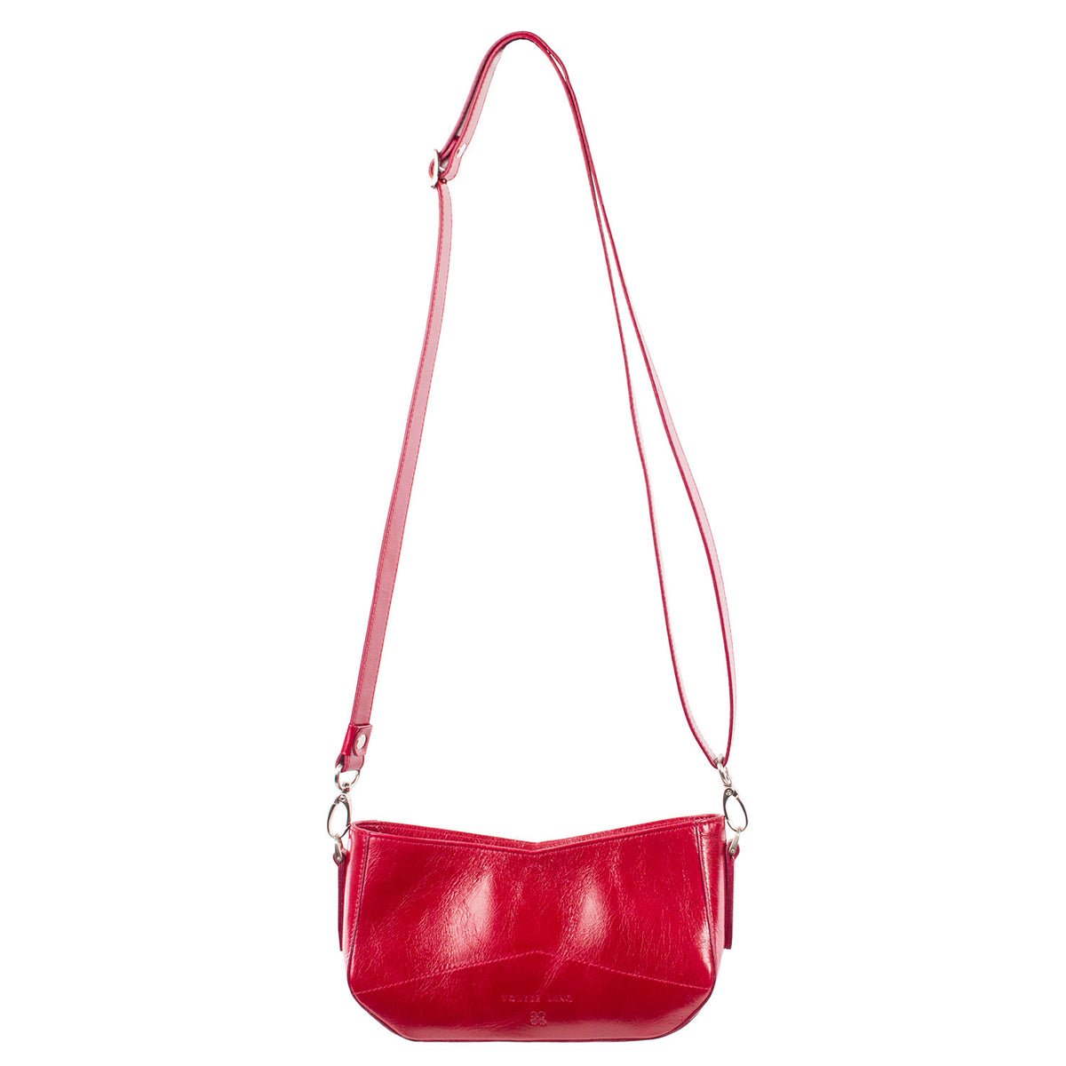 CANDY | Minibag Rot (Cardinal) Vintage – Schultertasche mit Reißverschluss