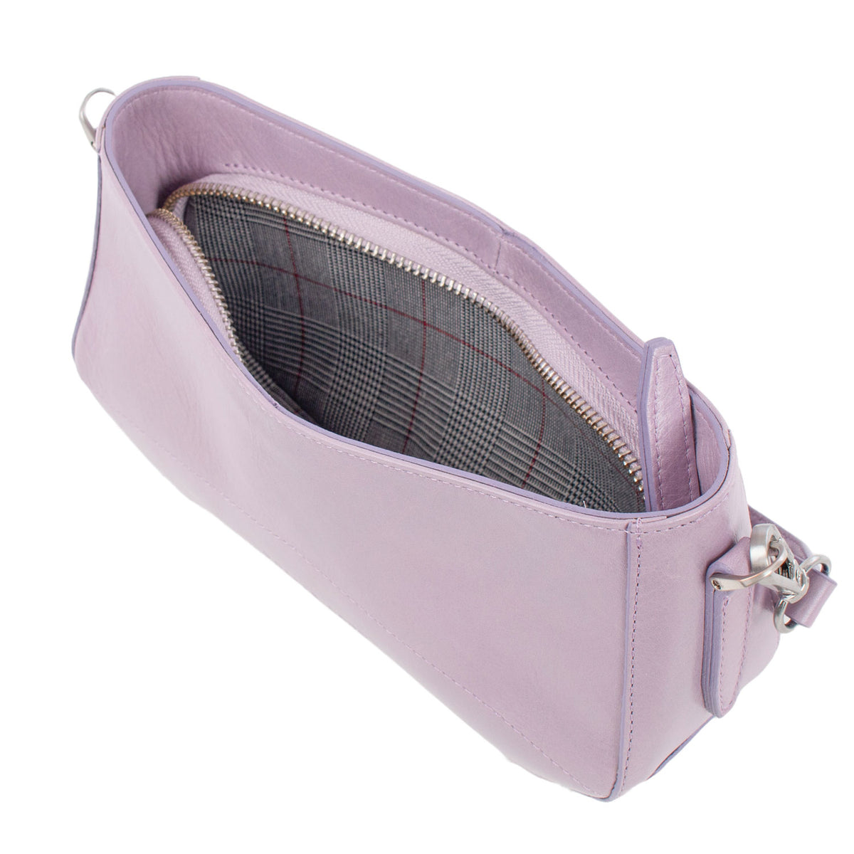 CANDY | Minibag Flieder (Violettto) Vintage – Schultertasche mit Reißverschluss