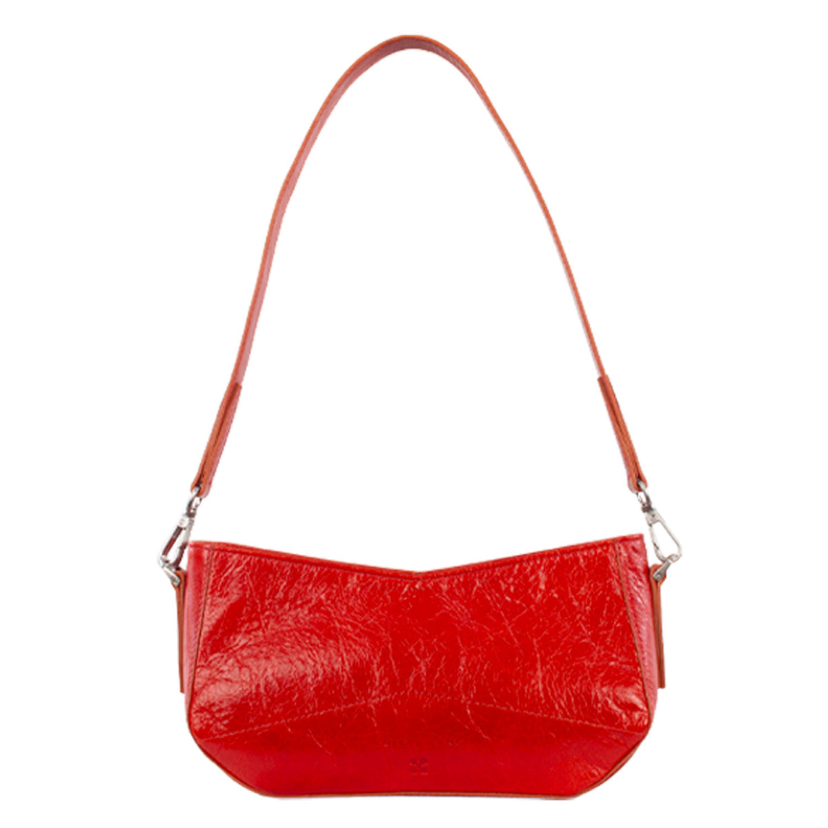 CANDY | Minibag Orange (Mandarine) Vintage – Schultertasche mit Reißverschluss