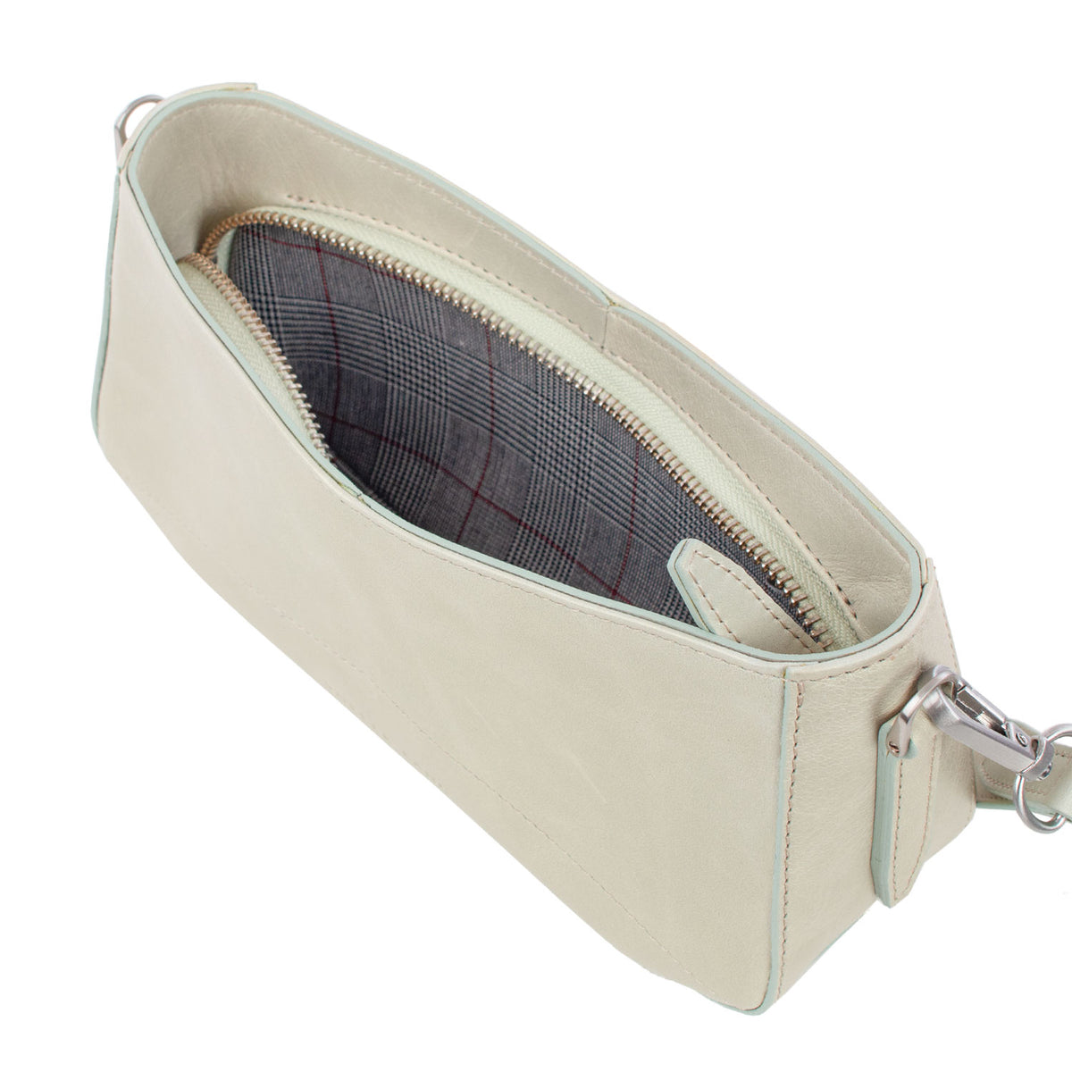 CANDY | Minibag Grün (Mint) Vintage – Schultertasche mit Reißverschluss
