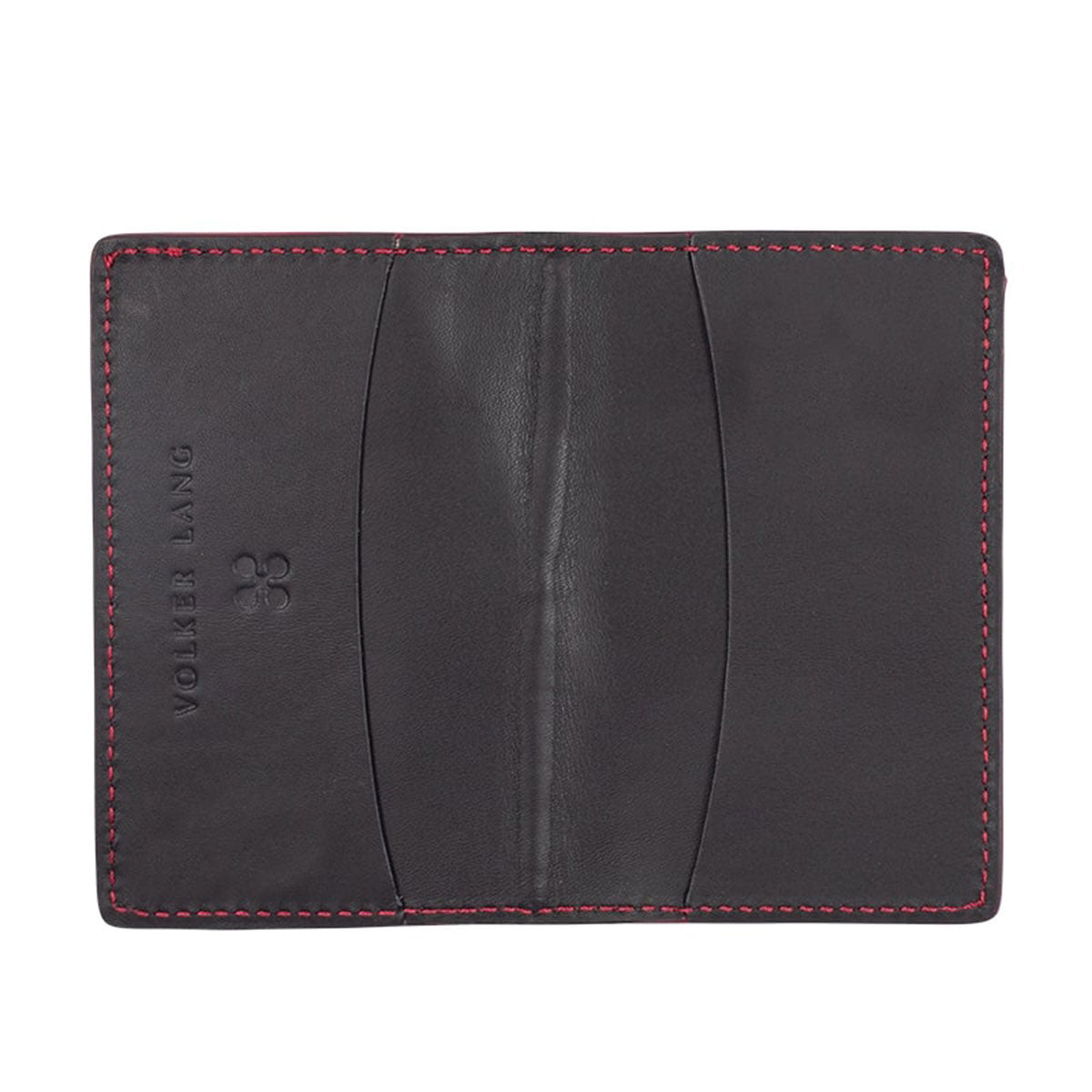 RIAL | Business Card Case Red (Cardinal) Vintage - Pouch with Elastic Closure