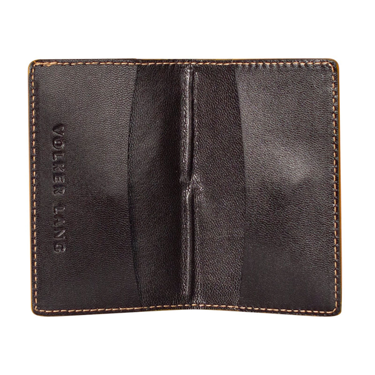 RIAL | Business Card Case Orange-Red (Salsa) Vintage – Pouch with Elastic Band Closure