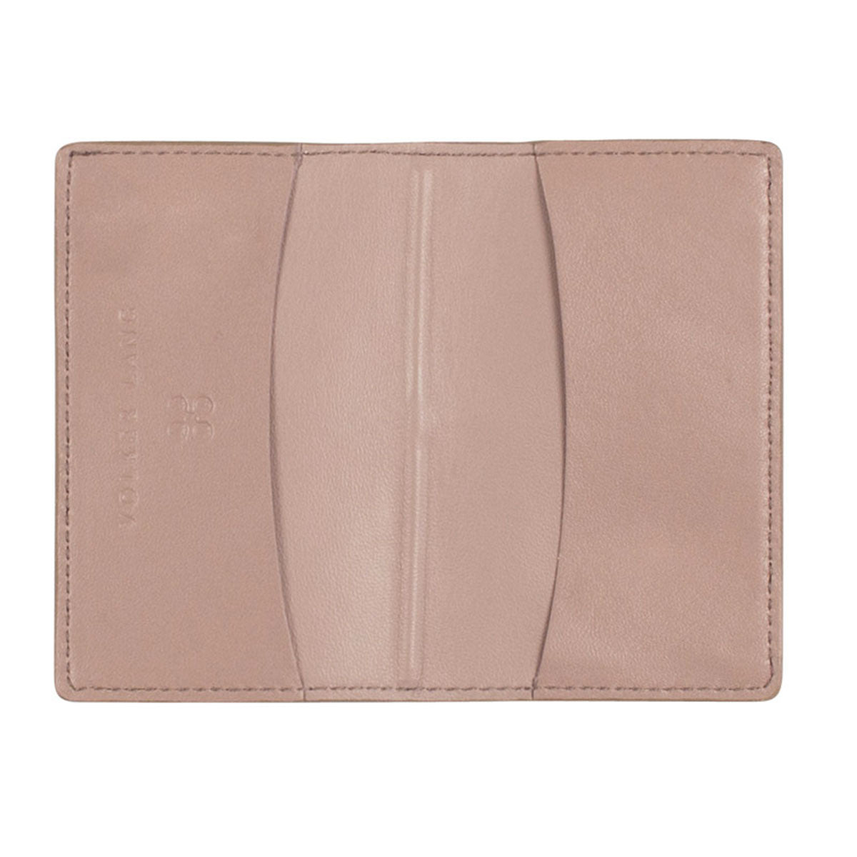 RIAL | Business Card Case Taupe Vintage – Pouch with Elastic Band Closure